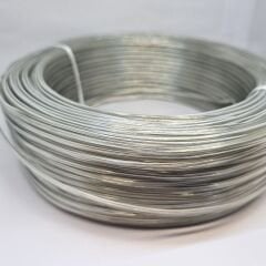 2X0.22mm kalaylı bakır şeffaf kablo Beyaz izli 100 metre (1757)
