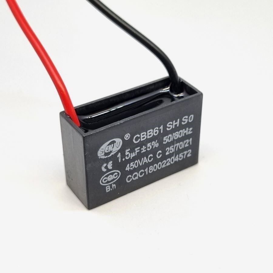 1.5UF 450V Ac Kablolu Motor Elektrolitik Kondansatör
