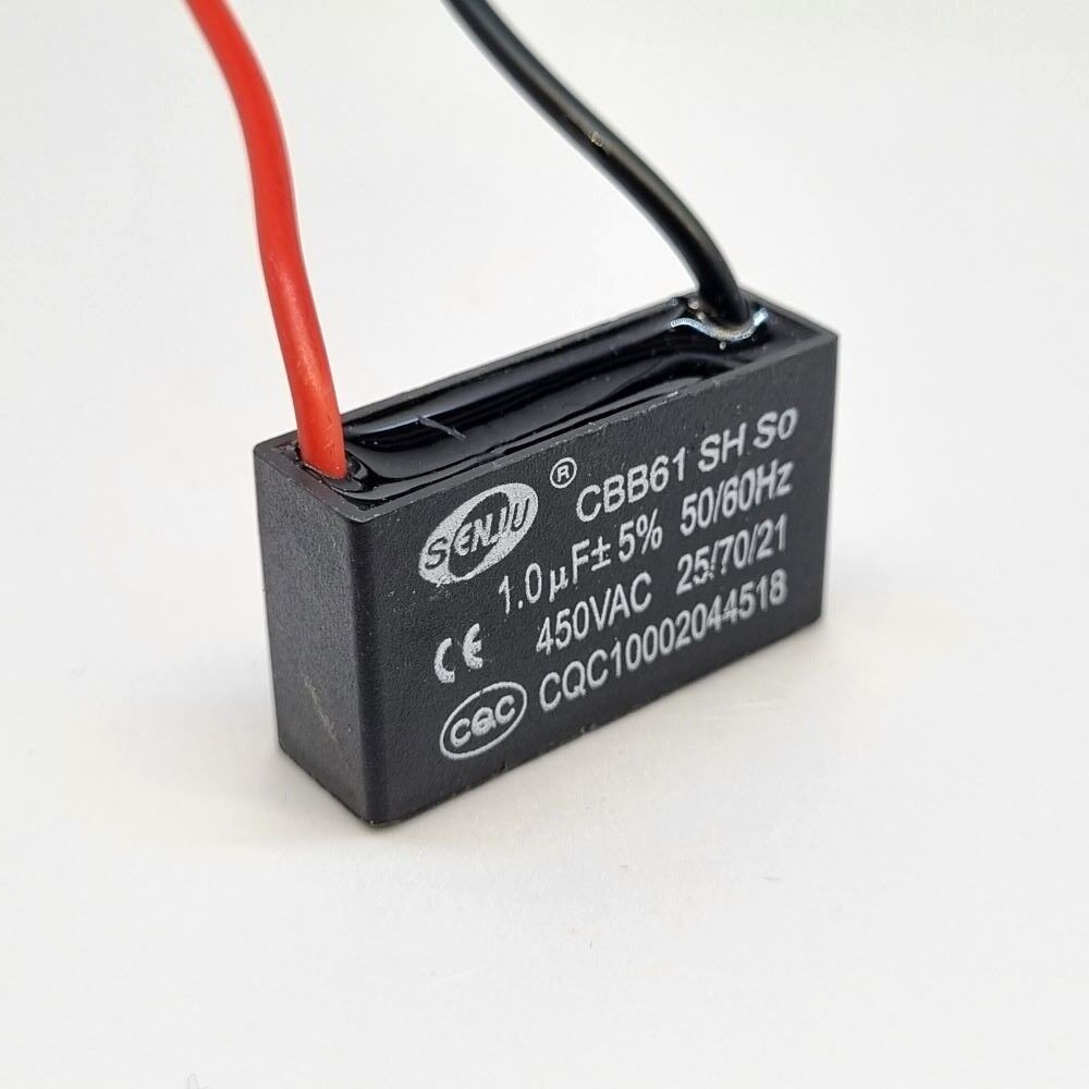 1UF 450V AC KABLOLU MOTOR KONDANSATÖR