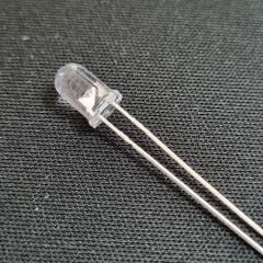 5MM ŞEFFAF BEYAZ FLAŞÖR LED