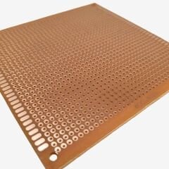 10X10 Delikli Bakırlı Plaket