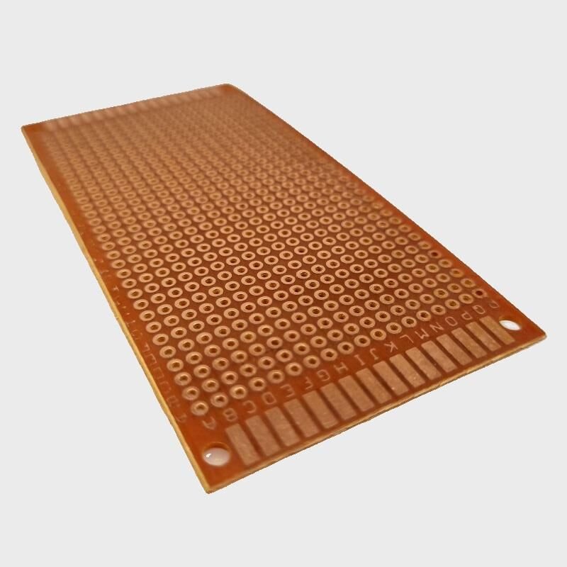 5X10 Delikli Bakırlı Plaket