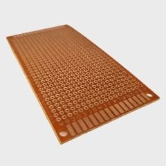 5X10 Delikli Bakırlı Plaket
