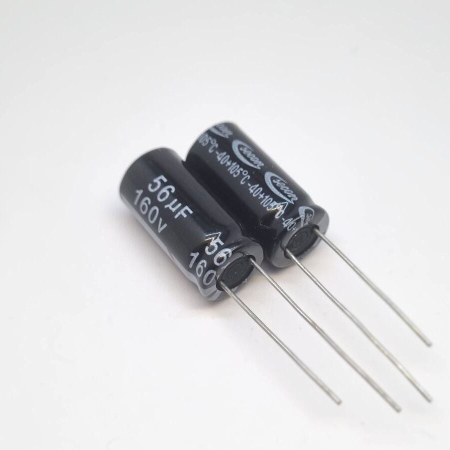 56UF 160V Elektrolitik Kondansatör 10X20 105C