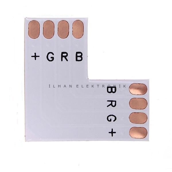 1732-Rgb Şerit Led Birleştirici Pcb (L),bağalantı aparatı