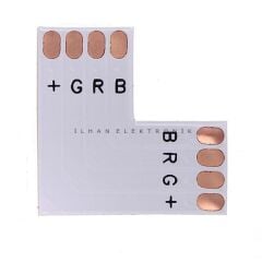 1732-Rgb Şerit Led Birleştirici Pcb (L),bağalantı aparatı