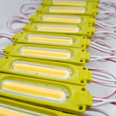 1885-2W COB LED MODÜL LENSLİ SARI 12V