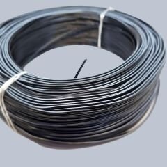 1758-2X0.22mm kalaylı bakır kablo siyah renkli Beyaz izli 100Mt