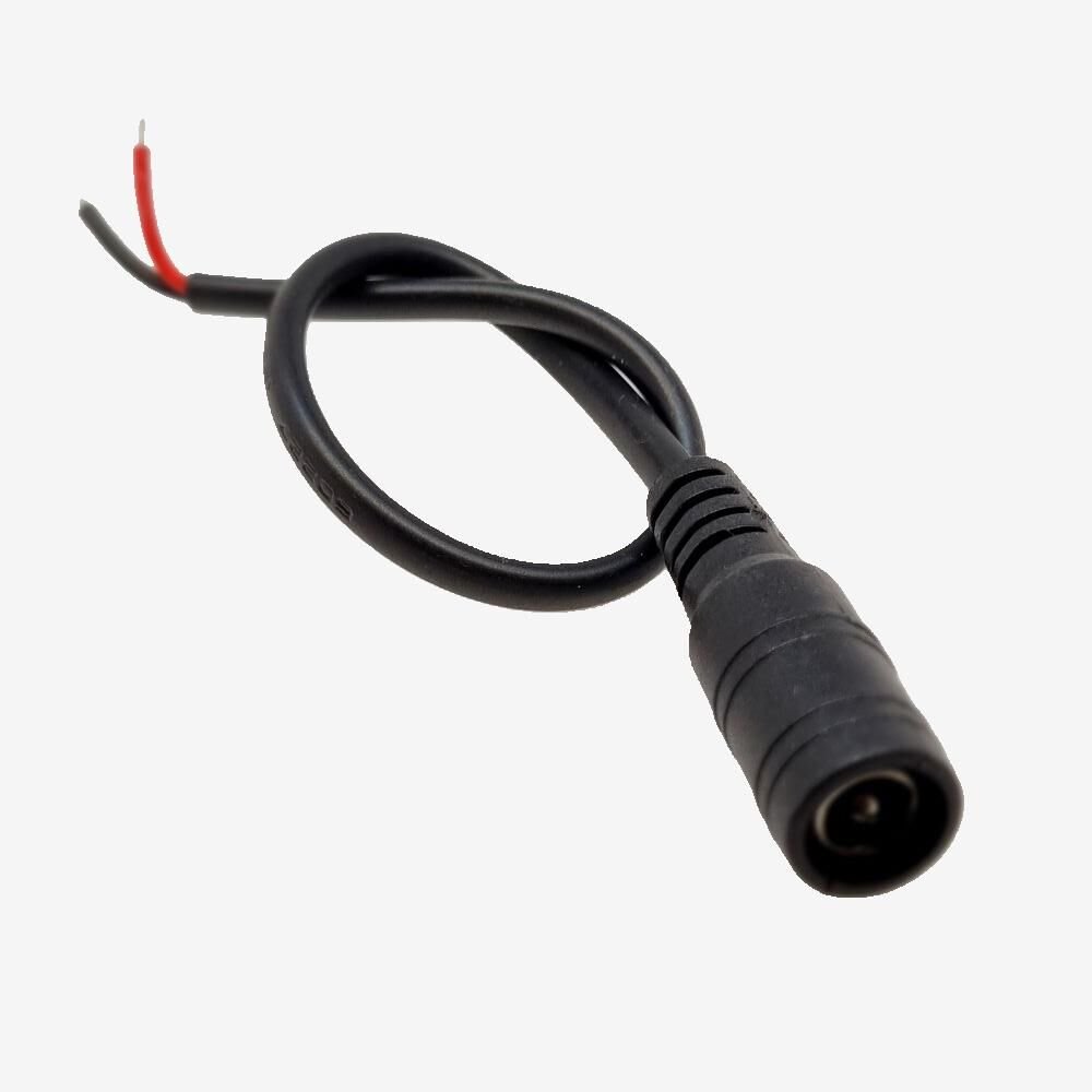 2220-2.1MM DİŞİ JACKLI KABLO 20Cm