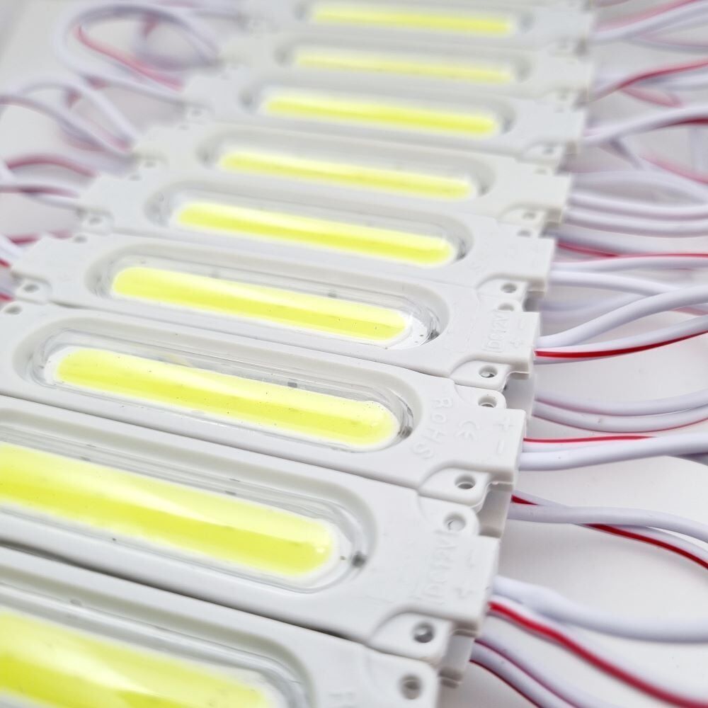 1880-2W COB Led Modül Lensli Beyaz 12V 20 Adet