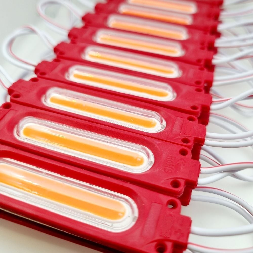 2322-2W COB LED MODÜL LENSLİ KIRMIZI 24V