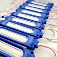 1883-2W COB LED MODÜL LENSLİ MAVİ 12V 20 ADET