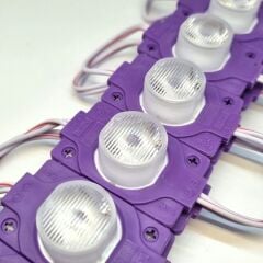1.5W Led Modül Lensli MOR 12V 20 Adet (2308)