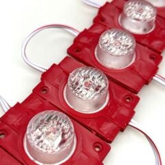 1.5W LED  Modül Lensli Kırmızı 24V 20 Adet (2312)
