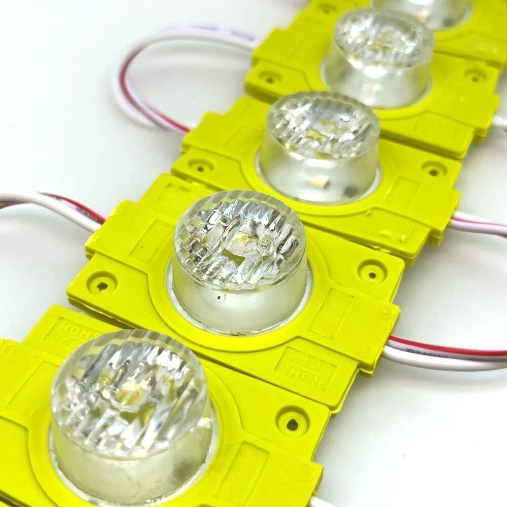2315-1.5W LED  MODÜL LENSLİ SARI 24V 20 ADET