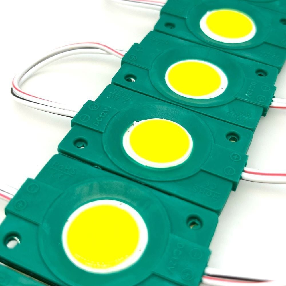 4828 COB Led Modül Yeşil 20 Adet (2344)