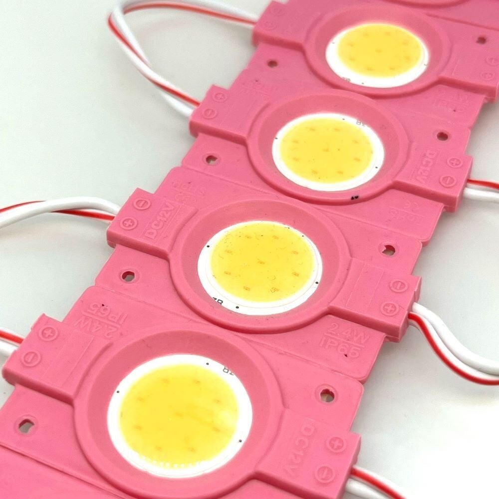 4828 COB Led Modül Pembe 20 Adet (2346)