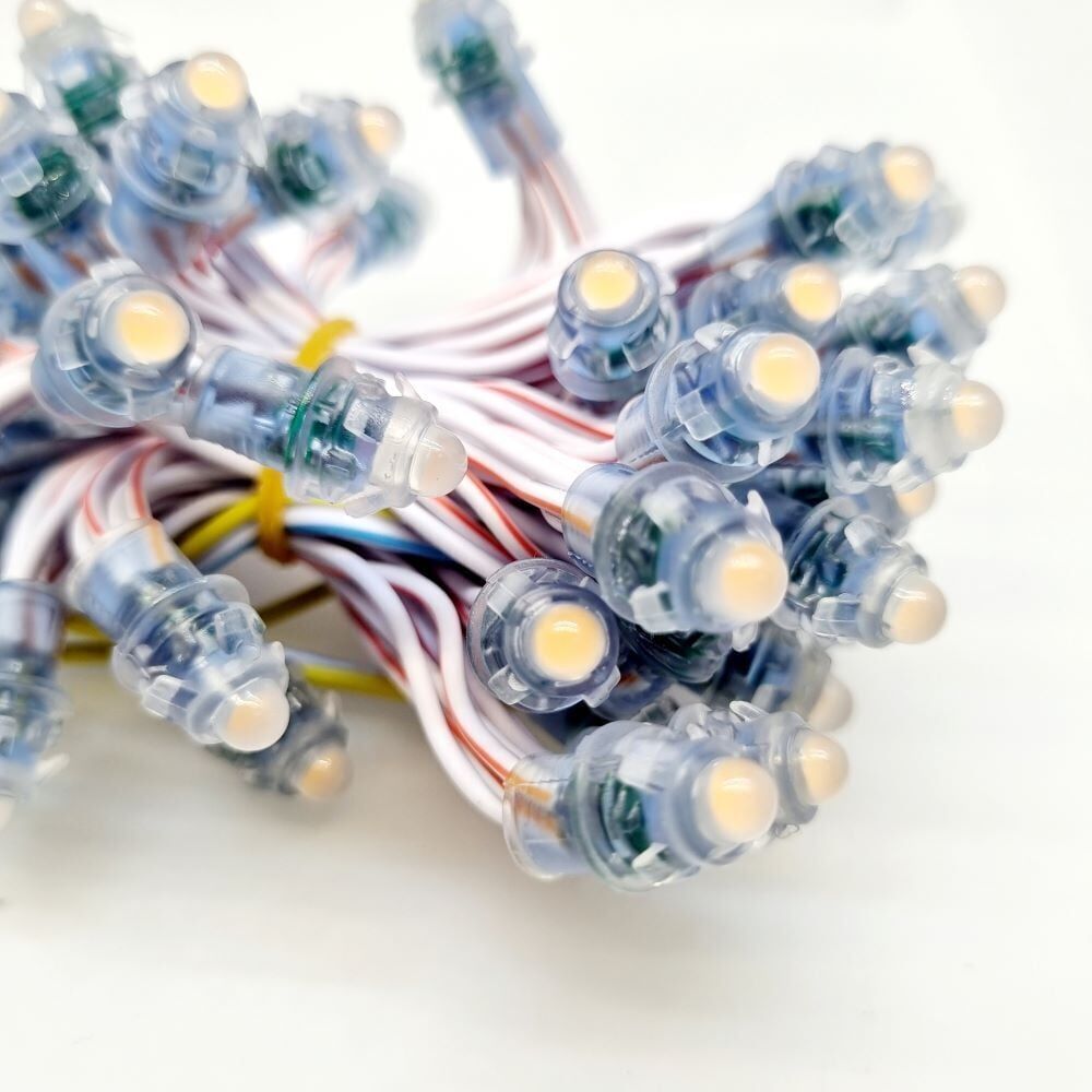 2405-9MM BAĞ LED Sarı 12V (50Lİ)