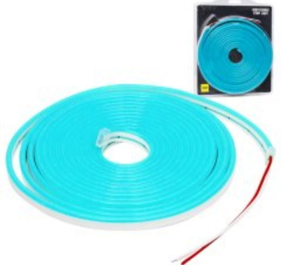 Neon Şerit  Led Turkuaz 6x12 5mt 12v (2606)