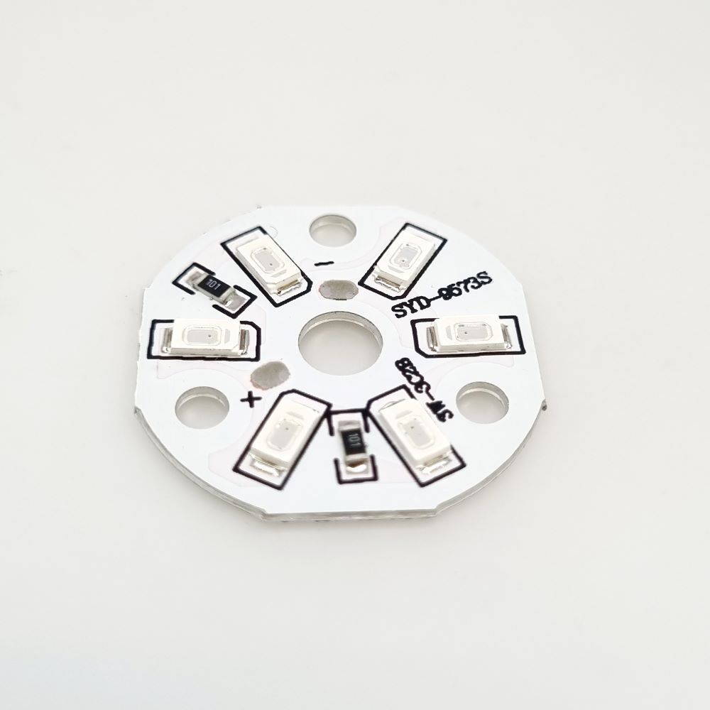 4023-12V 3W Pcb Mavi  5630 6Led 3Cm Çap
