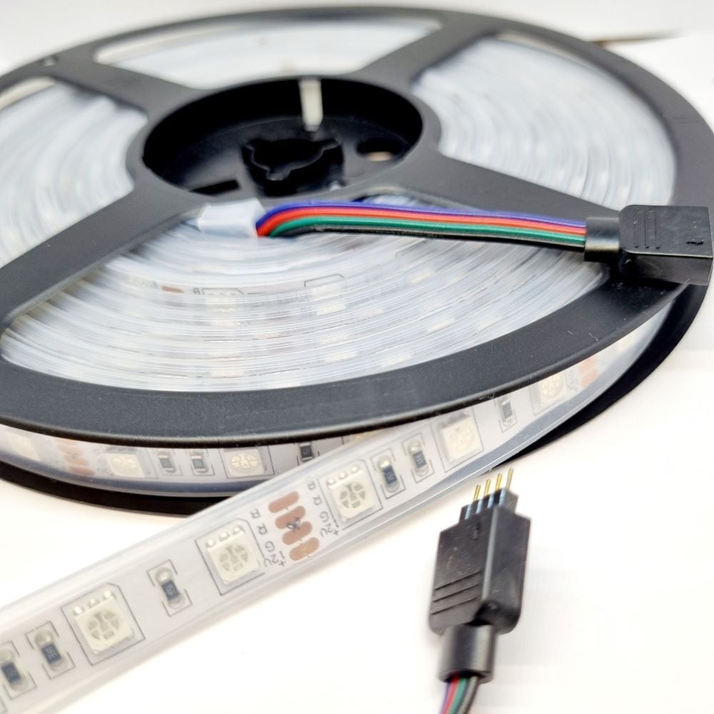 5050 RGB IP67 Hortum Şerit Led 5MT 60LED/M 12V (2017)