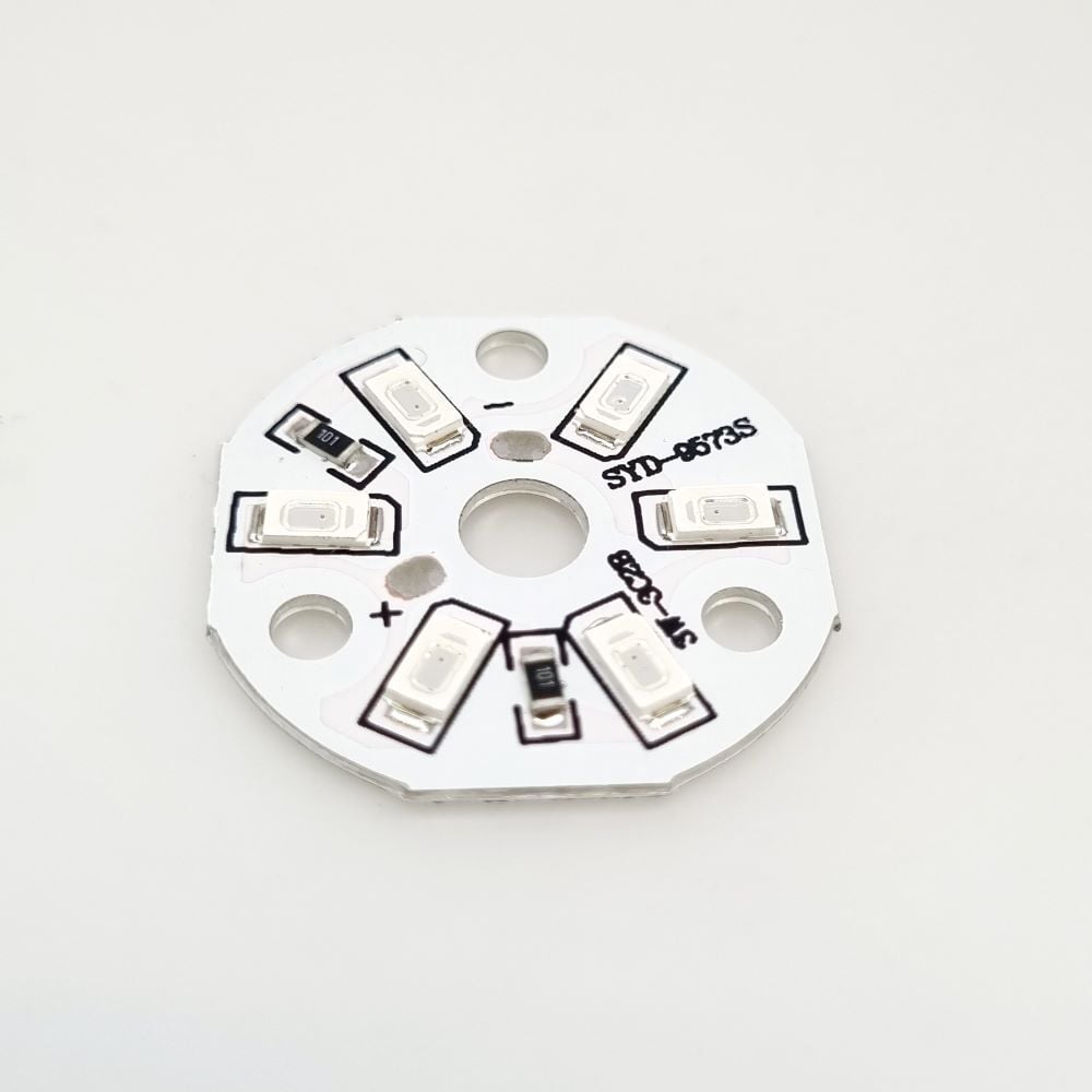 4064-24V 3W Pcb Yeşil 5630 6Led 3Cm Çap