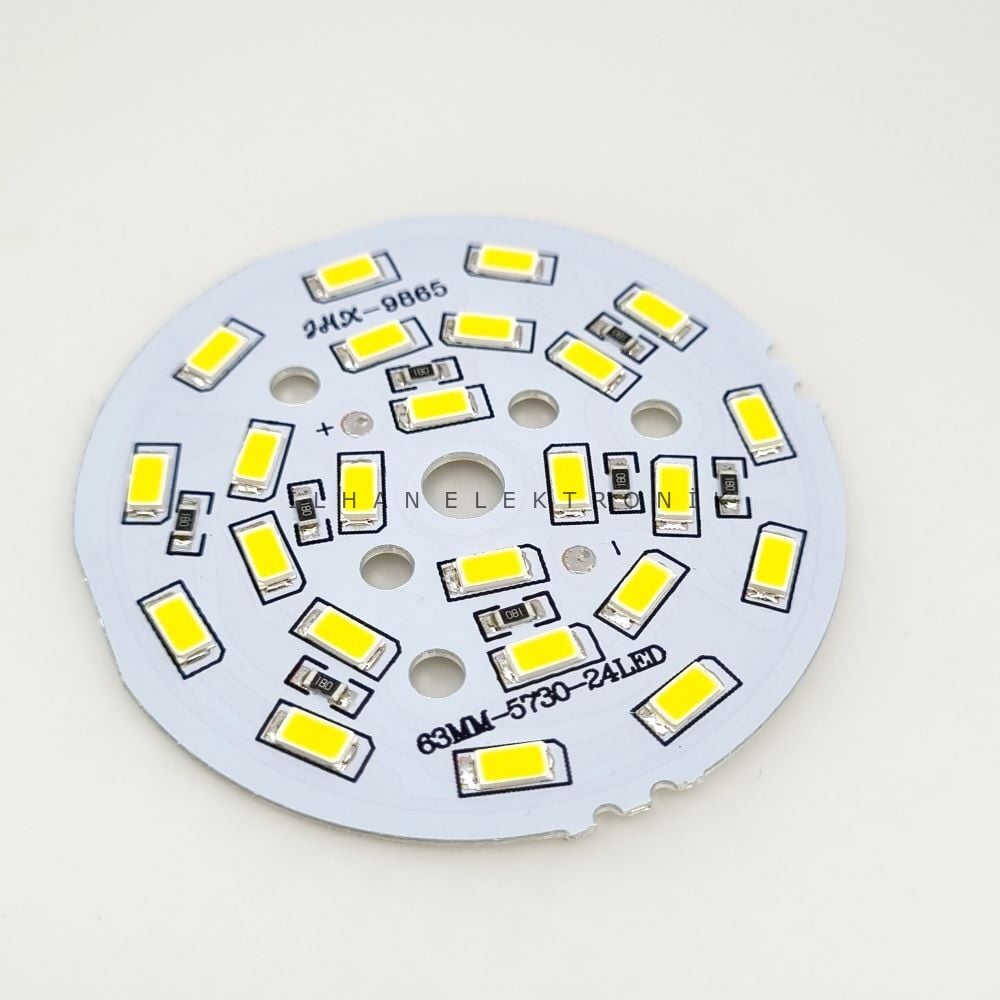 4091-24V 12W Pcb Günışığı 5630 24Led 6Cm Çap