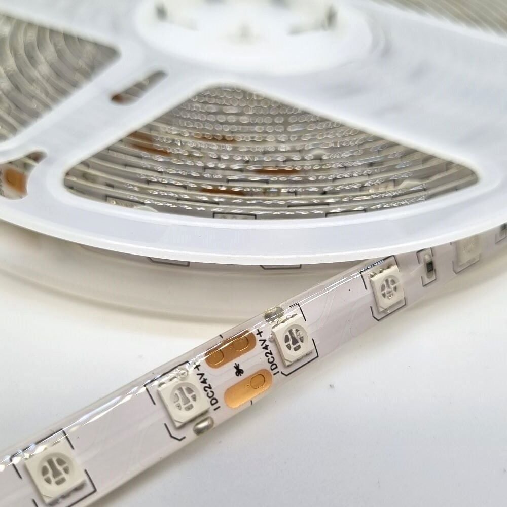 24V 5050 Dış Mekan Mavi Şerit Led 5MT (2113)