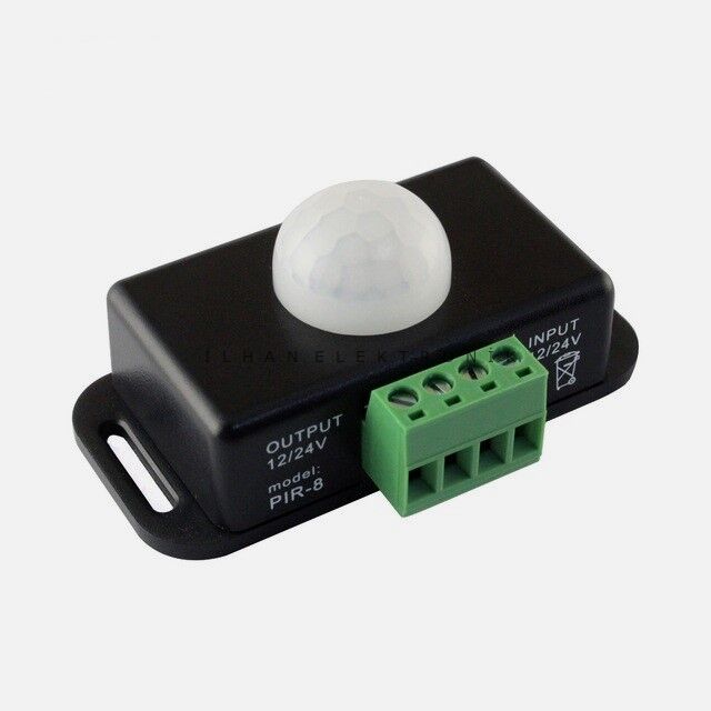 1235-PIR SENSÖR 12-24V 6A ZAMAN AYARLI