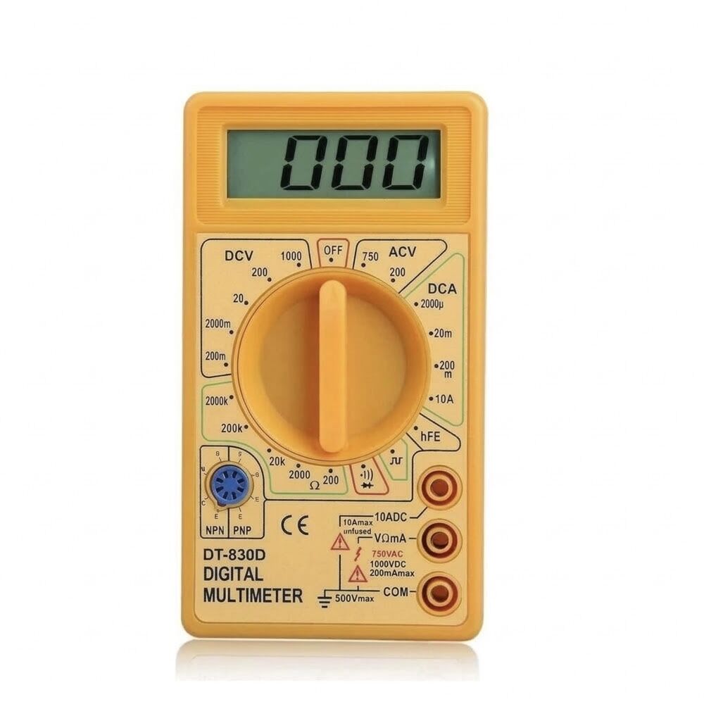 Dijital Avometre Multimetre Ölçü Aleti DT-830D