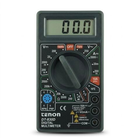 Dijital Avometre Multimetre Ölçü Aleti DT-830D